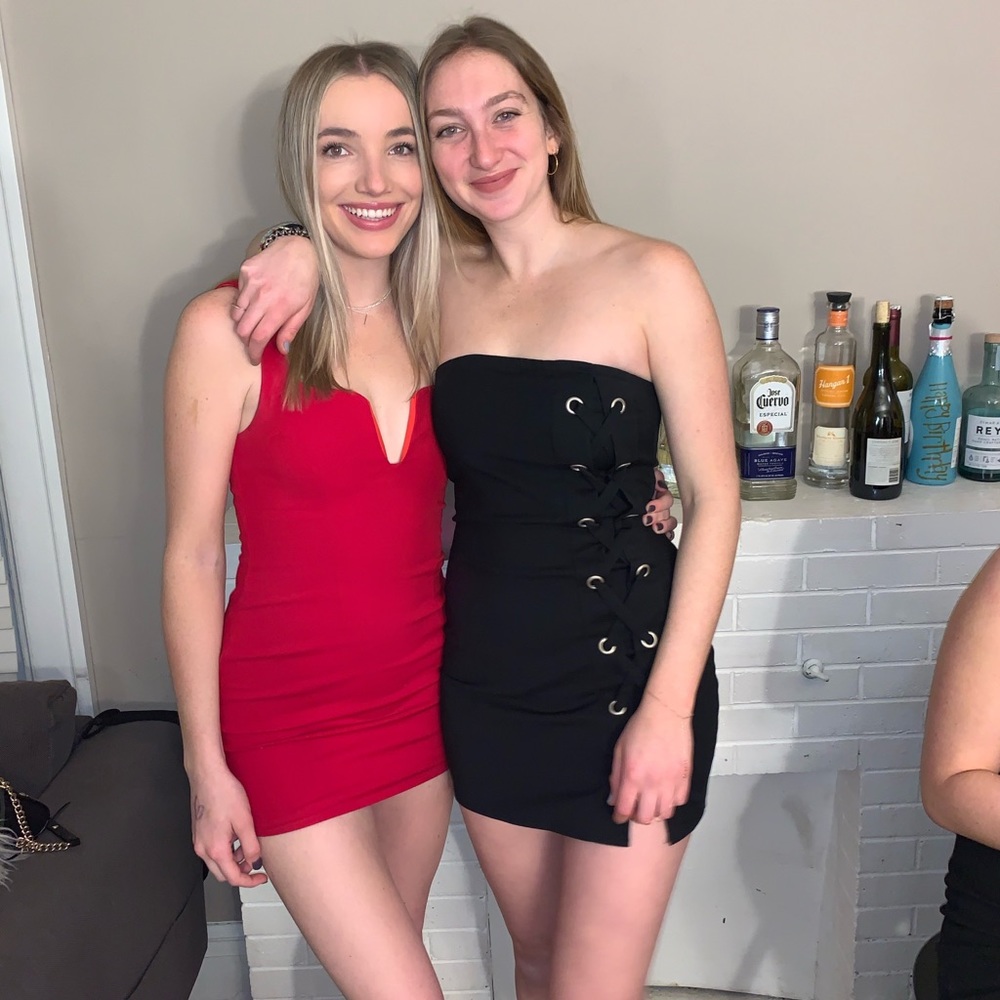 Superdown Cici red dress